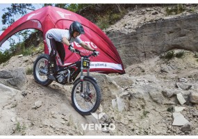 Constant pressure (air-tight) VENTO tent works excellent in difficult area.